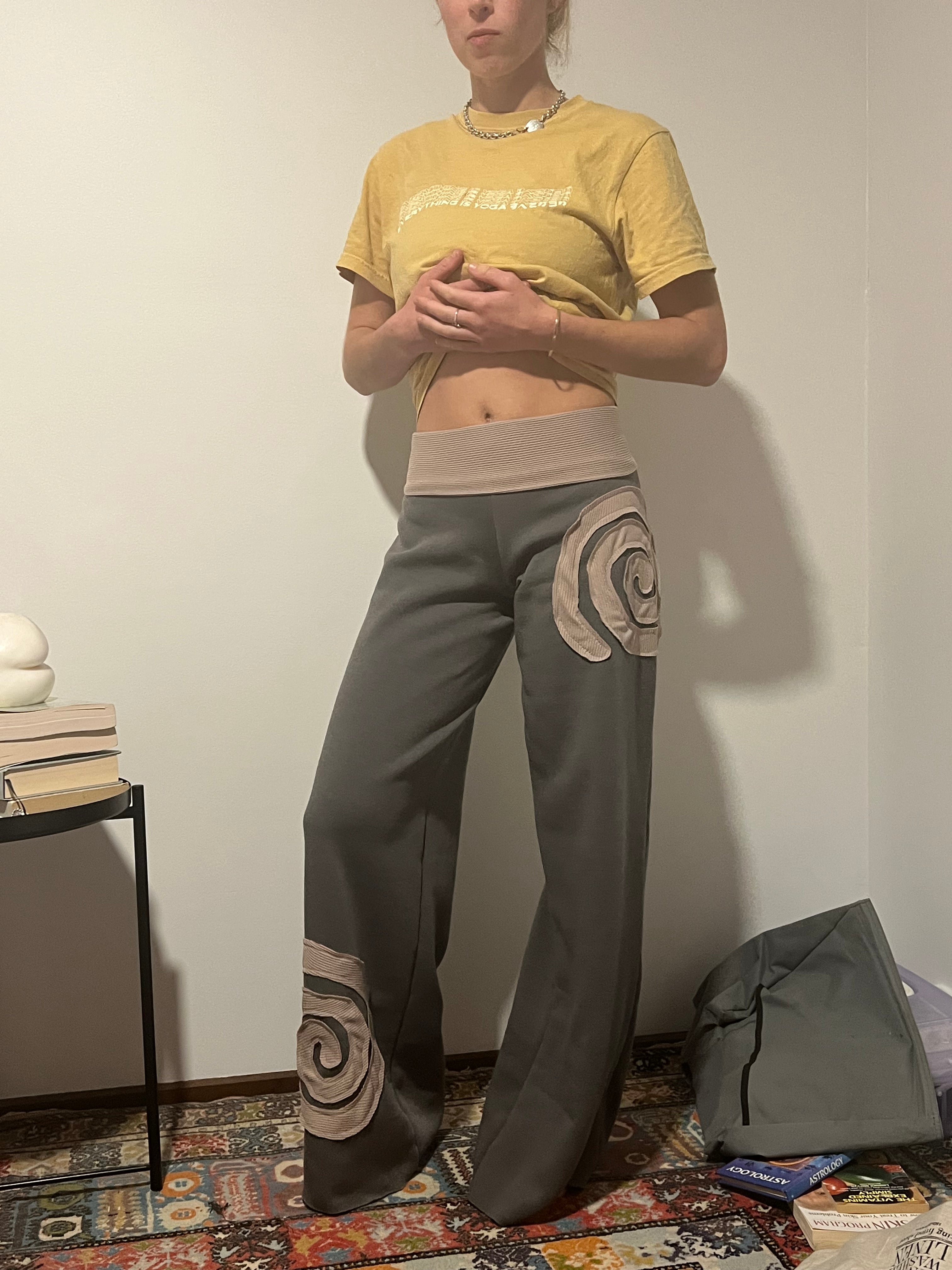 I Am Spiralling Pants - Slate & Dusk