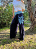 Sundancer in Bamboo ~ Navy & Aqua