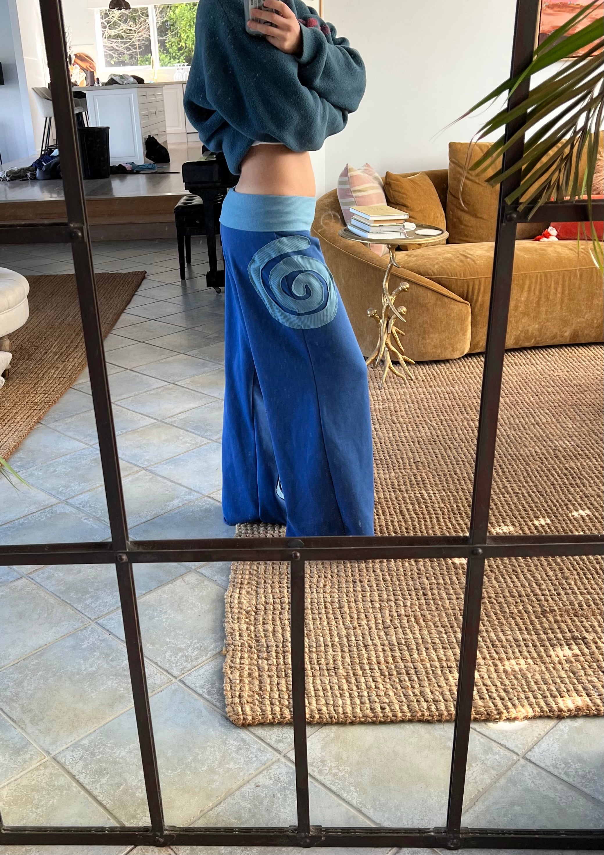 I Am Spiralling ~ Royal Blue & Aqua